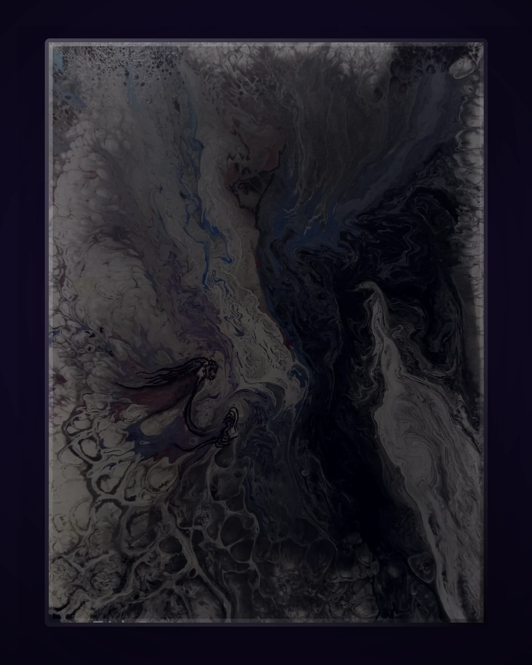 Etheric Messengers — canvas print displayed on a dark atmospheric wall