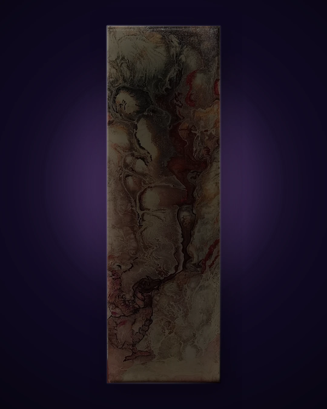King of Saturday (Djinn) — canvas print displayed on a dark atmospheric wall